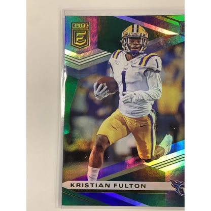  2020 Donruss Elite Kristian Fulton RC Green Foil Parallel  Local Legends Cards & Collectibles