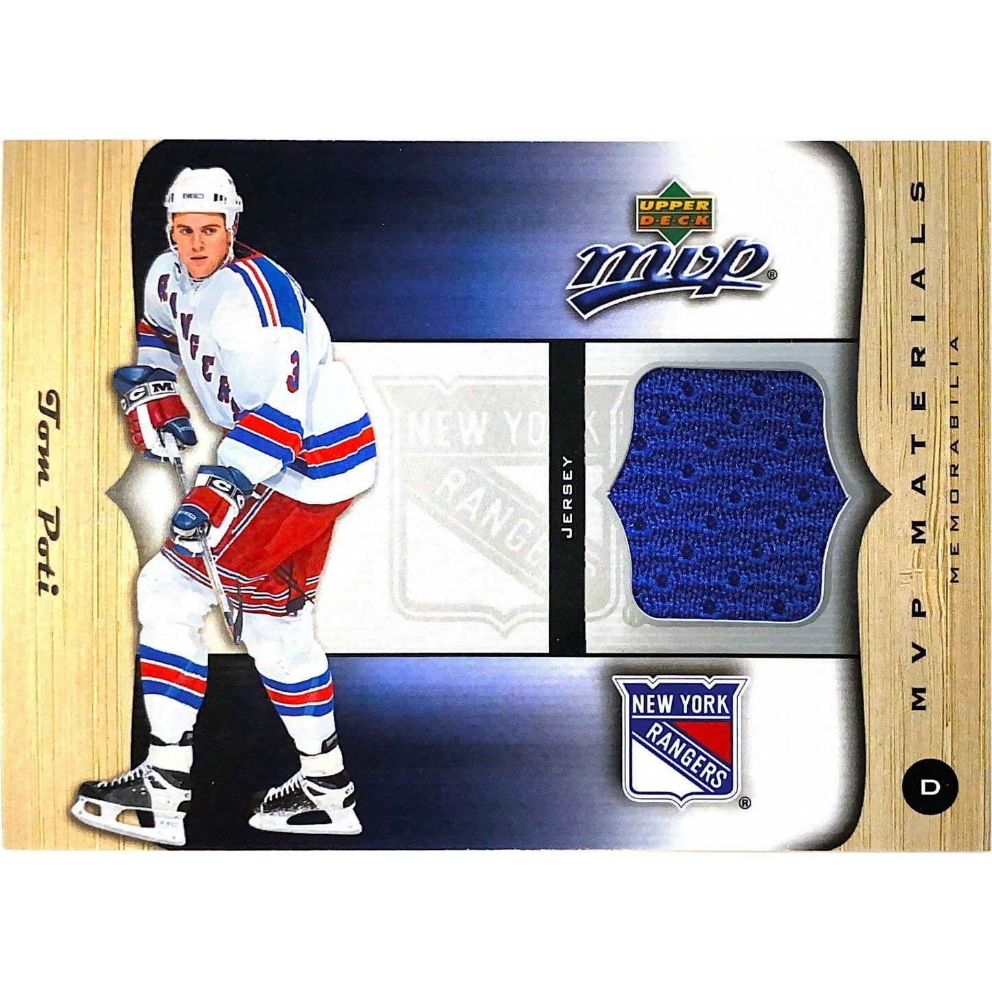 2005-06 MVP Tom Poti MVP Materials