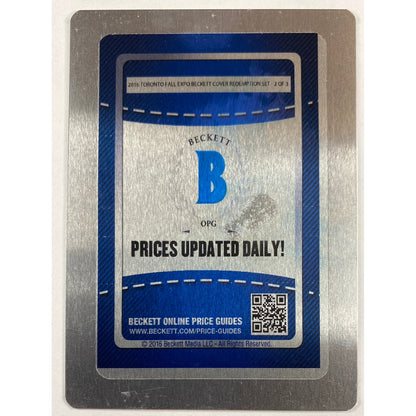 Fall 2016 Toronto Card Expo Mr. Hockey Gordie Howe Beckett Cover Metal Printing Plate /50