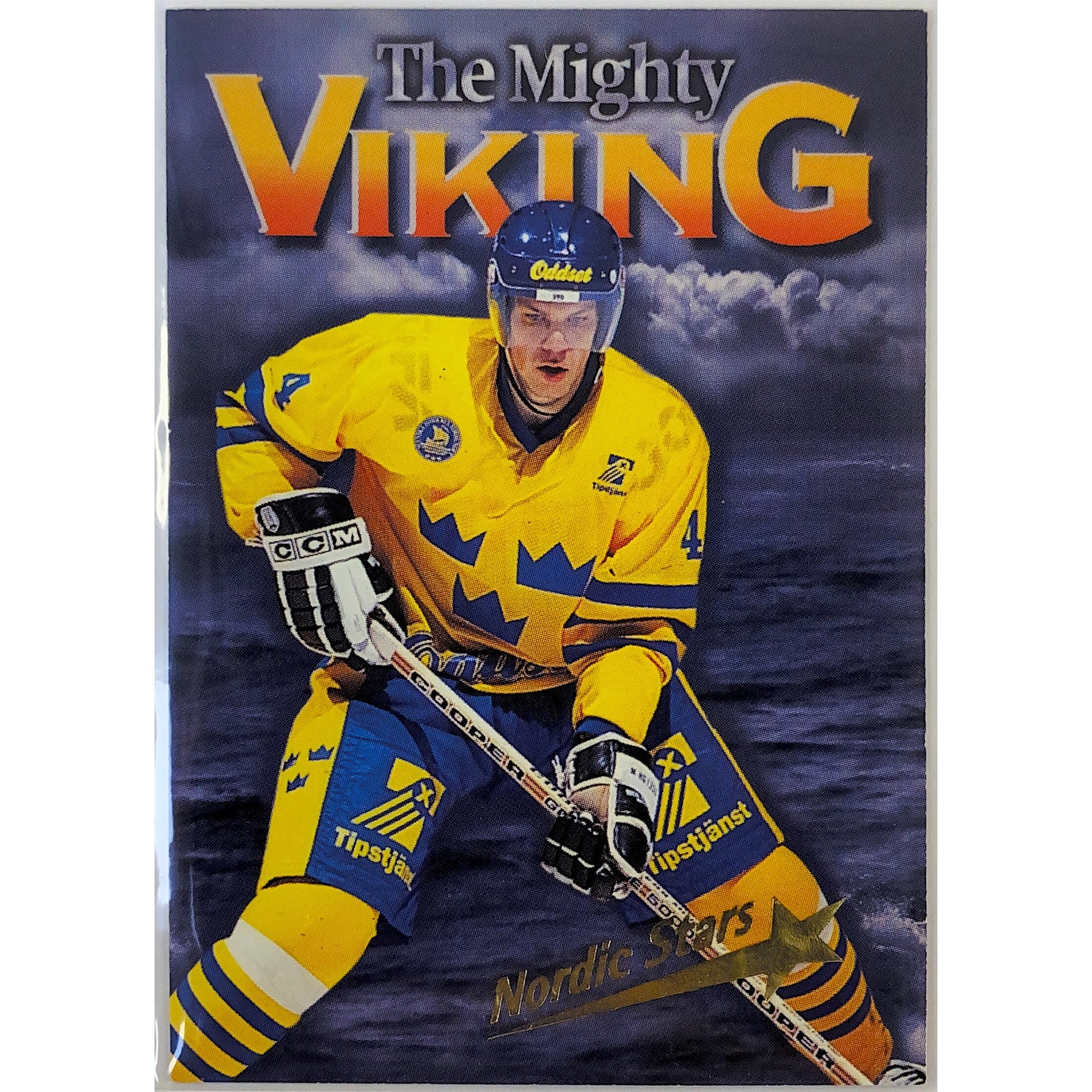 1996 Wein Semic Collections Nicklas Lidstrom The Mighty Viking Nordic Stars SSP