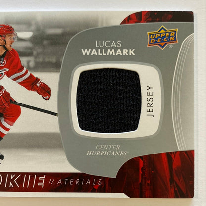 2017-18 Upper Deck Series 2 Lucas Wallmark Rookie Materials