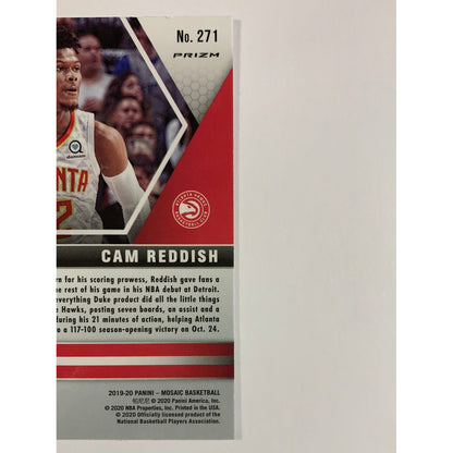 2019-20 Mosaic NBA Debut Cam Reddish Silver Prizm