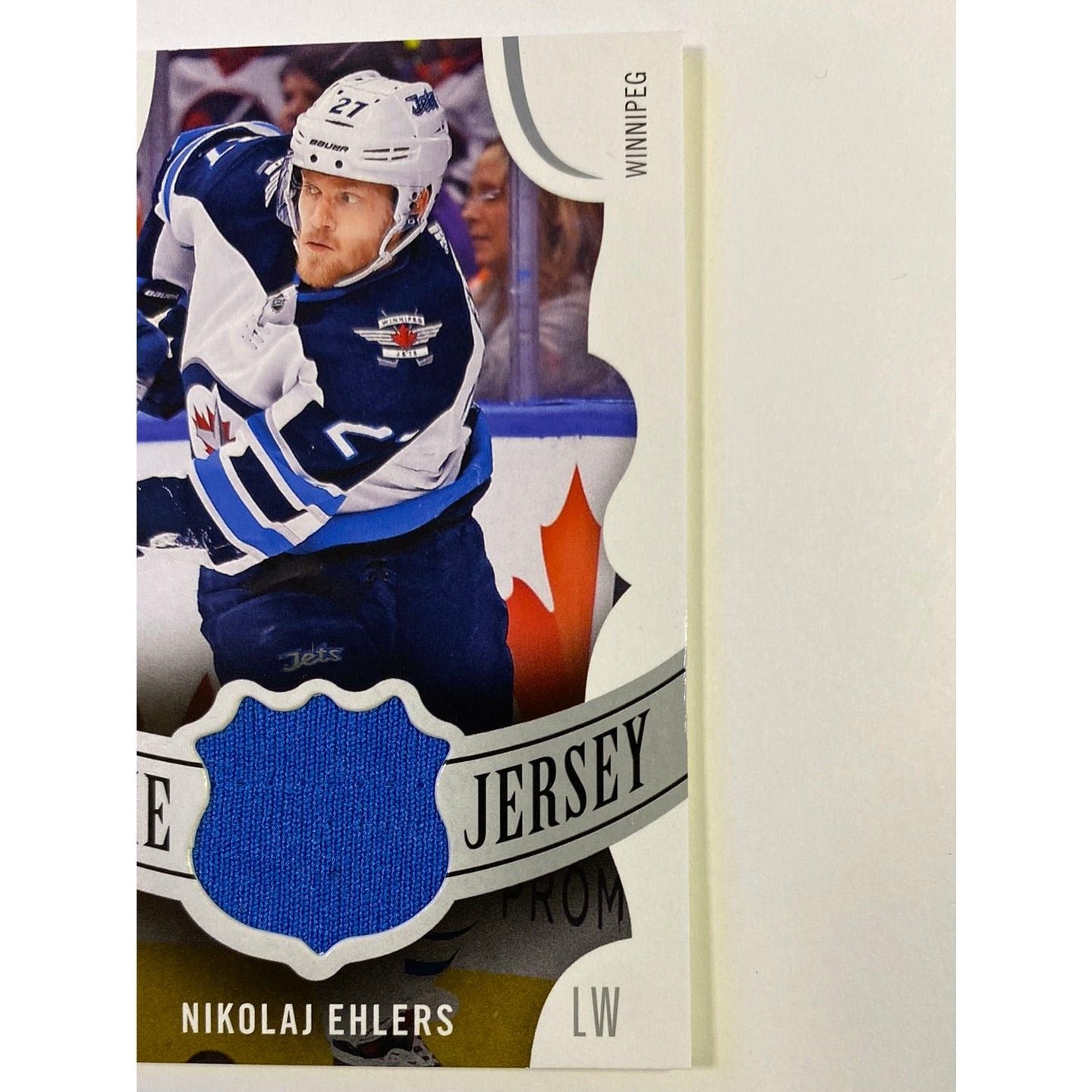 2018-19 Upper Deck Series 1 Nikolaj Ehlers UD Game Jersey