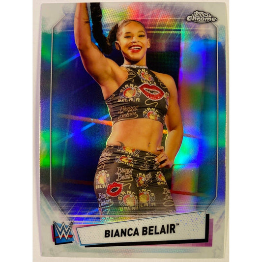  2021 Topps Chrome WWE Bianca Belair Refractor  Local Legends Cards & Collectibles