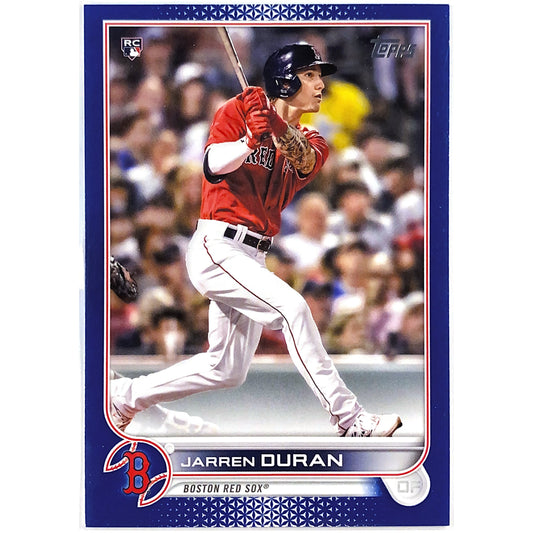 2022 Topps Series 1 Jarren Duran Royal Blue Parallel RC