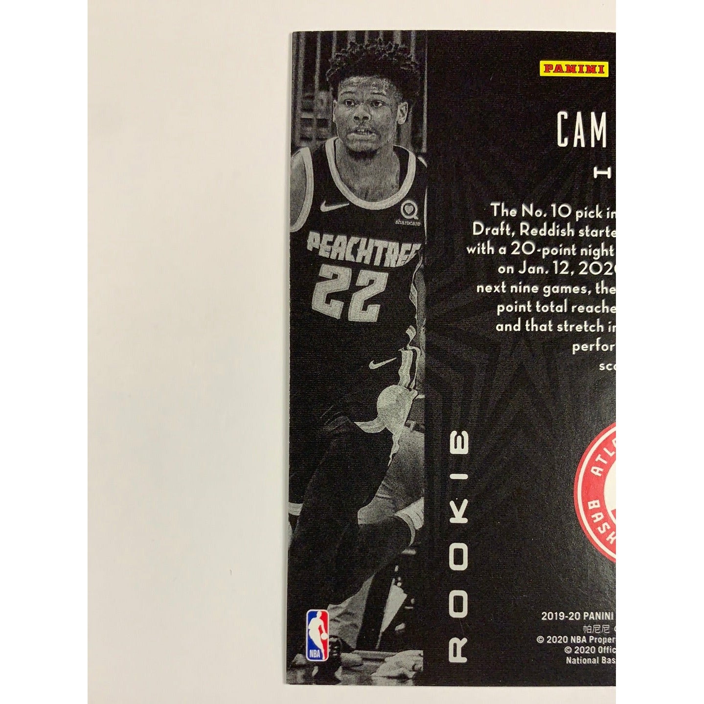 2019-20 Illusions Cam Reddish Rookie Card