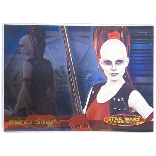  2001 Topps Star Wars Aurra Sing Evolution #6  Local Legends Cards & Collectibles