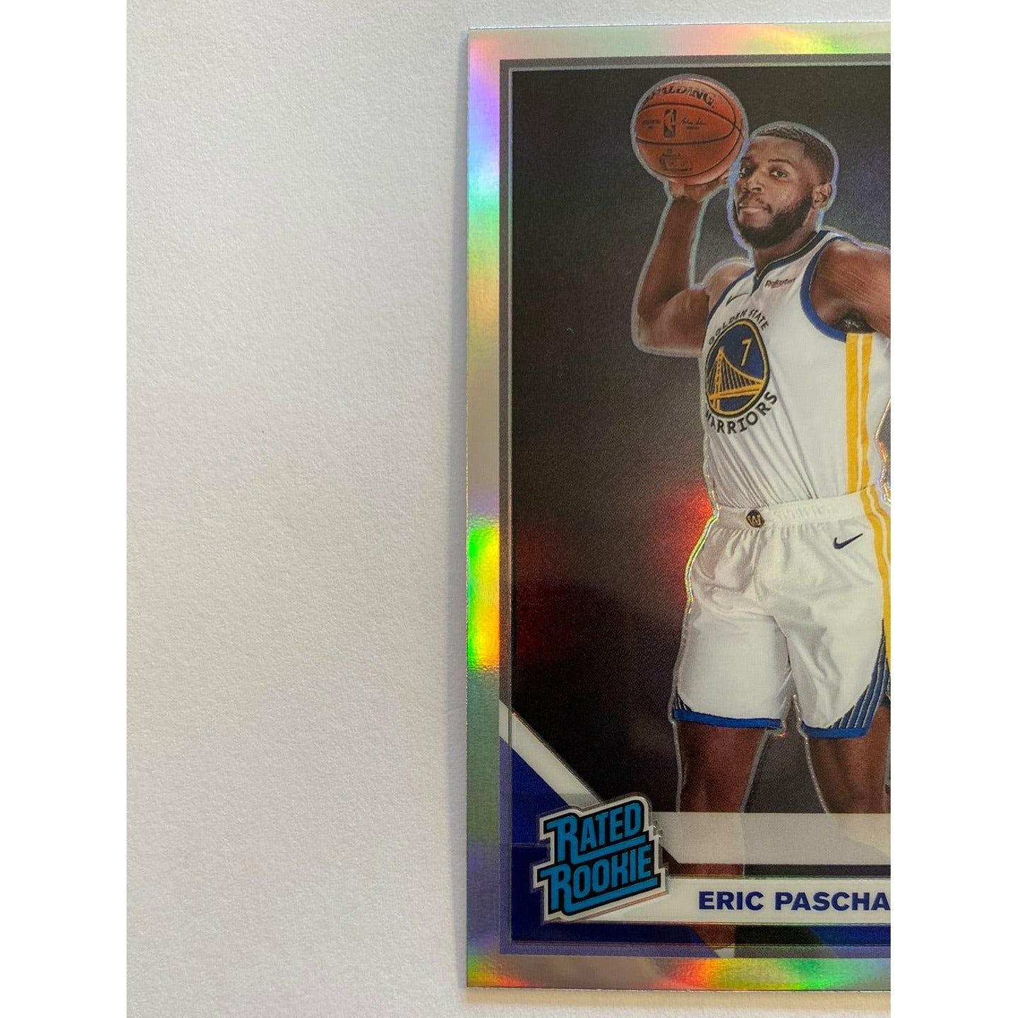 2019-20 Donruss Optic Eric Paschall Silver Holo Rated Rookie