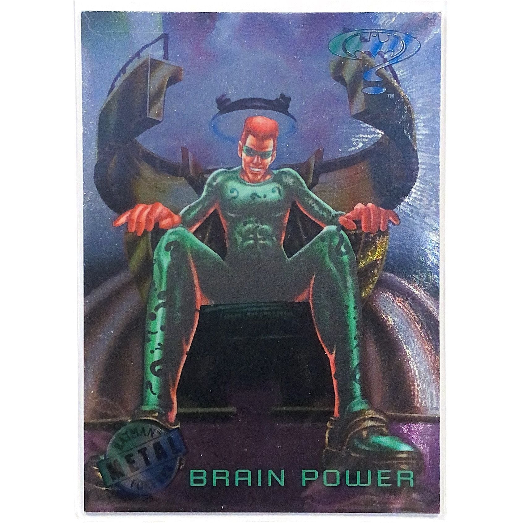  1995 Fleer Batman Metal Forever Chrome Brain Power #17  Local Legends Cards & Collectibles