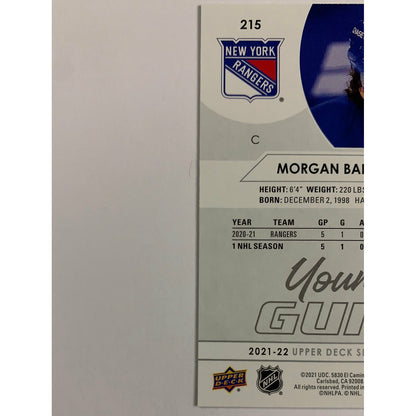  2021-22 Upper Deck Series 1 Morgan Barron Young Guns  Local Legends Cards & Collectibles