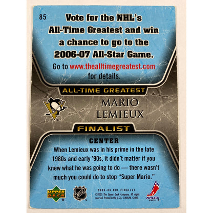 2006-07 Finalists Mario Lemieux Rookie Finalists