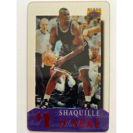  1996 Classic Shaquille O’Neal Clear Assets 1$ Sprint Mobile Phone Card  Local Legends Cards & Collectibles