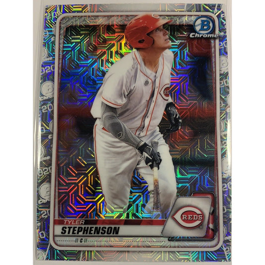  2020 Bowman Chrome Tyler Stephenson Mojo Refractor  Local Legends Cards & Collectibles