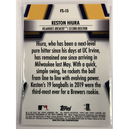  2020 Topps Chrome Keaton Hiura Future Stars  Local Legends Cards & Collectibles