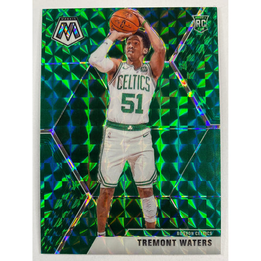 2019-20 Mosaic Tremont Waters Green Mosaic Prizm RC