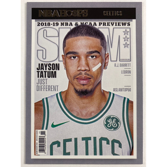 2021-22 Hoops Jayson Tatum Slam 2018