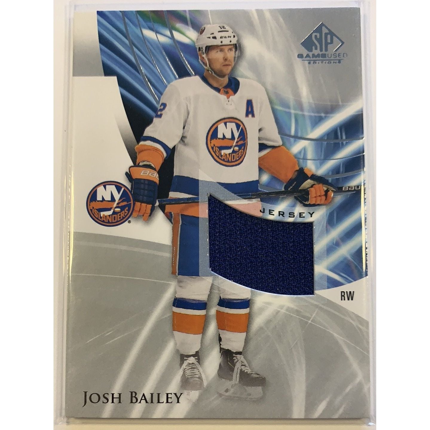  2020-21 SP Game Used Edition Josh Bailey Patch Card  Local Legends Cards & Collectibles