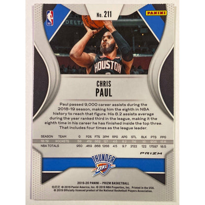 2019-20 Panini Prizm Chris Paul Red White Blue Prizm