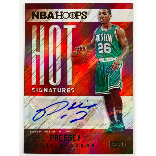 2015-16 Hoops Phil Pressey Hot Signatures