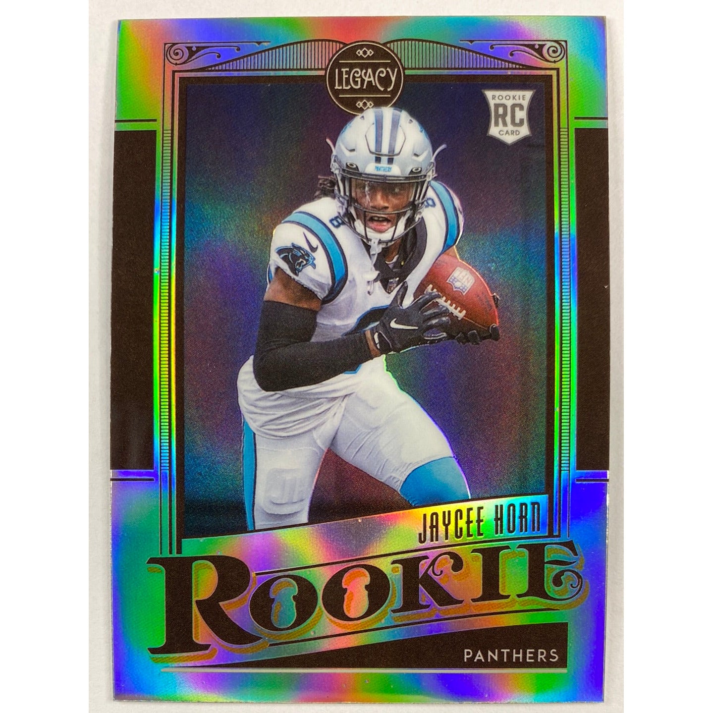 2021 Chronicles Legacy Jaycee Horn Silver Holo Prizm RC | Local Legends Cards & Collectibles