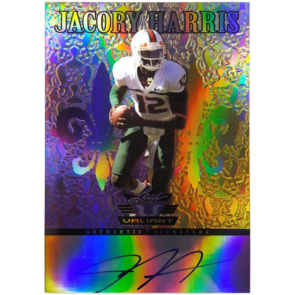 2012 Leaf Valiant Jacory Harris Purple Auto /25