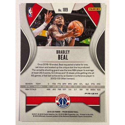  2019-20 Panini Prizm Bradley Beal Red White Blue Prizm  Local Legends Cards & Collectibles