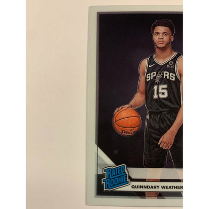 2019-20 Donruss Optic Quinndary Weatherspoon Rated Rookie