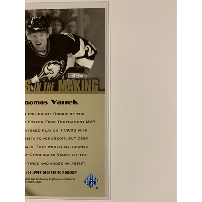  2005-06 Upper Deck Series 2 Thomas Vanek Stars in the Making  Local Legends Cards & Collectibles