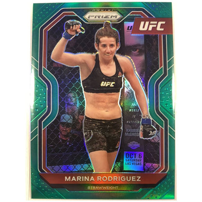  2021 Panini Prizm UFC Marina Rodriguez Green Prizm #47  Local Legends Cards & Collectibles
