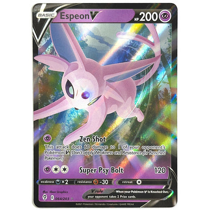 Evolving Skies Espeon V Ultra Rare Holo 064/203 | Local Legends Cards & Collectibles
