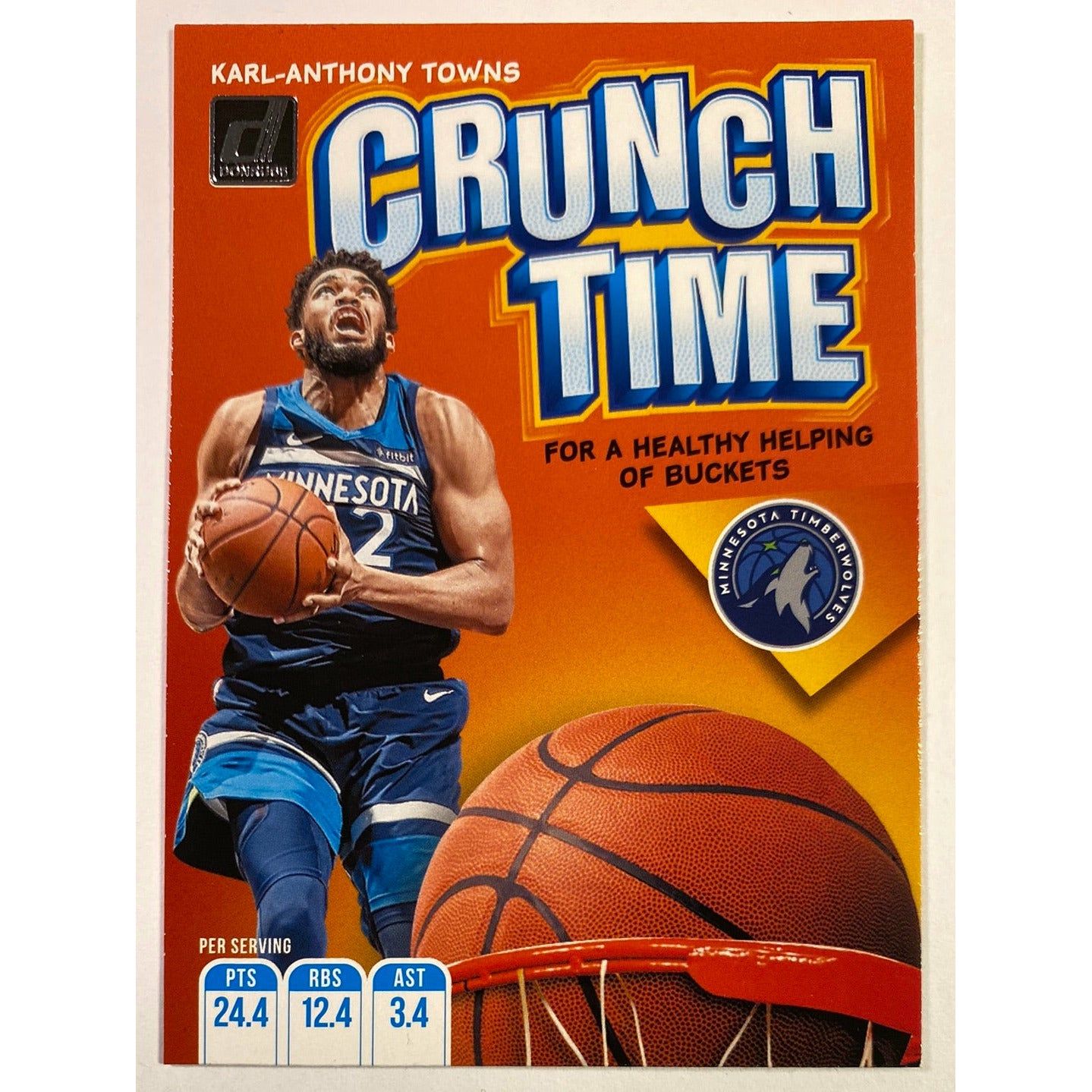 2019-20 Donruss Karl-Anthony Towns Crunch Time  Local Legends Cards & Collectibles
