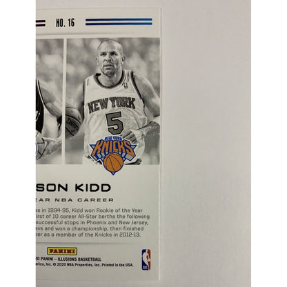  2019-20 Illusions Career Lineage Jason Kidd  Local Legends Cards & Collectibles
