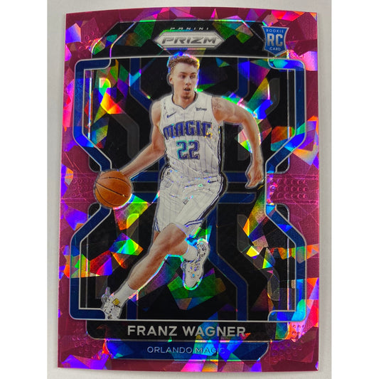 2021-22 Panini Prizm Franz Wagner Pink Cracked Ice Prizm EX