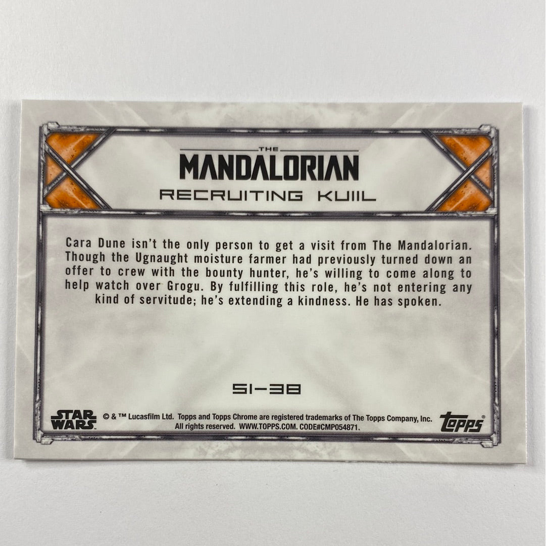 Topps Chrome The Mandalorian Reuniting Kuil Refractor | Local Legends Cards & Collectibles