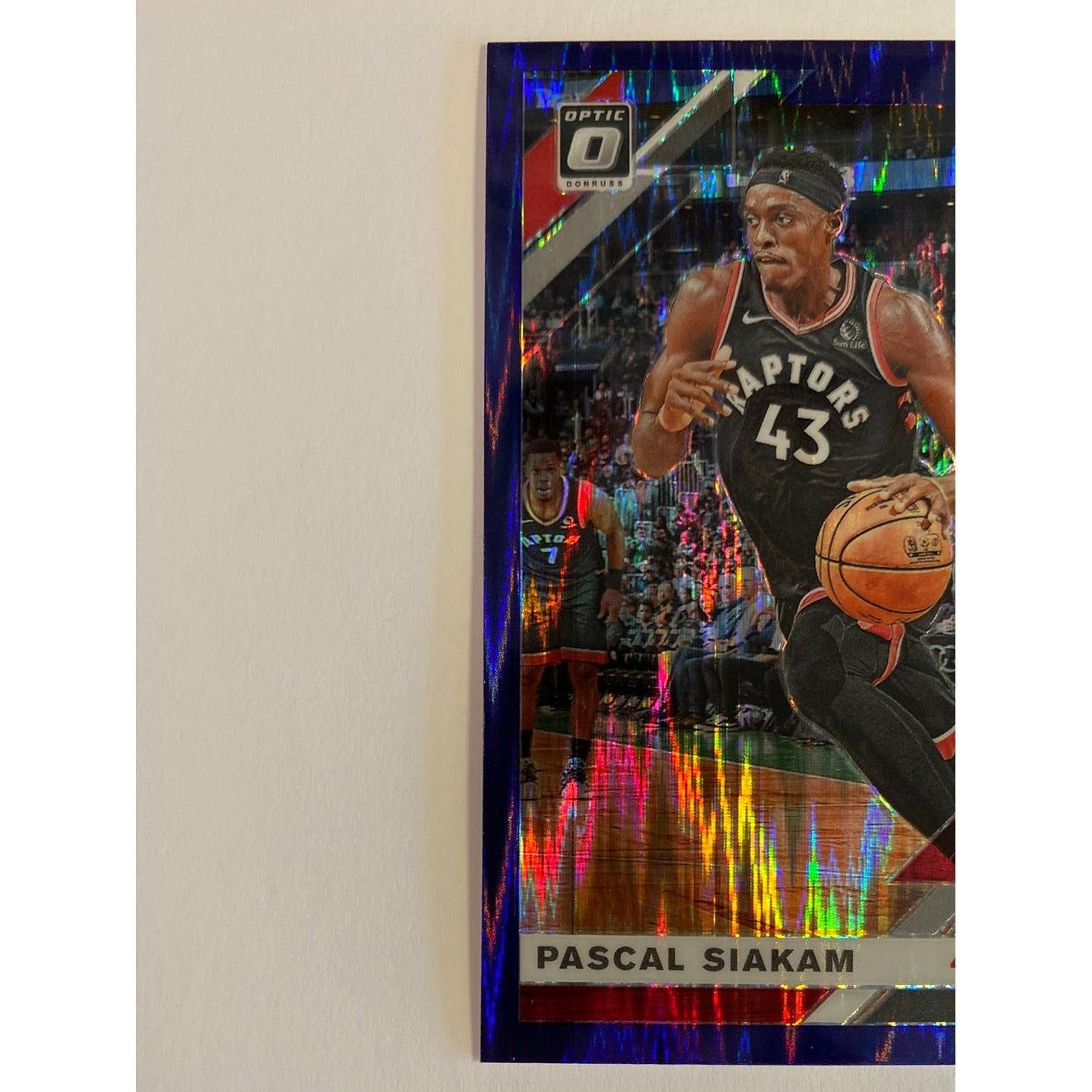 2019-20 Donruss Optic Pascal Siakam Purple Shock Prizm