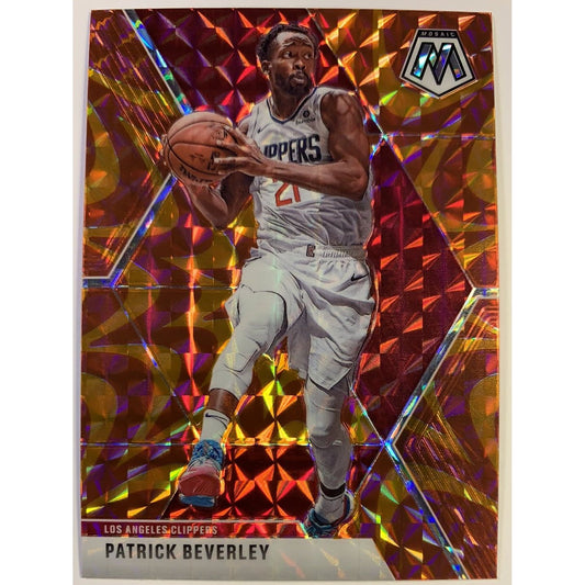  2019-20 Mosaic Patrick Beverley Orange Reactive Prizm  Local Legends Cards & Collectibles