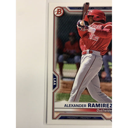  2021 Bowman 1st Alexander Ramirez BP-145  Local Legends Cards & Collectibles