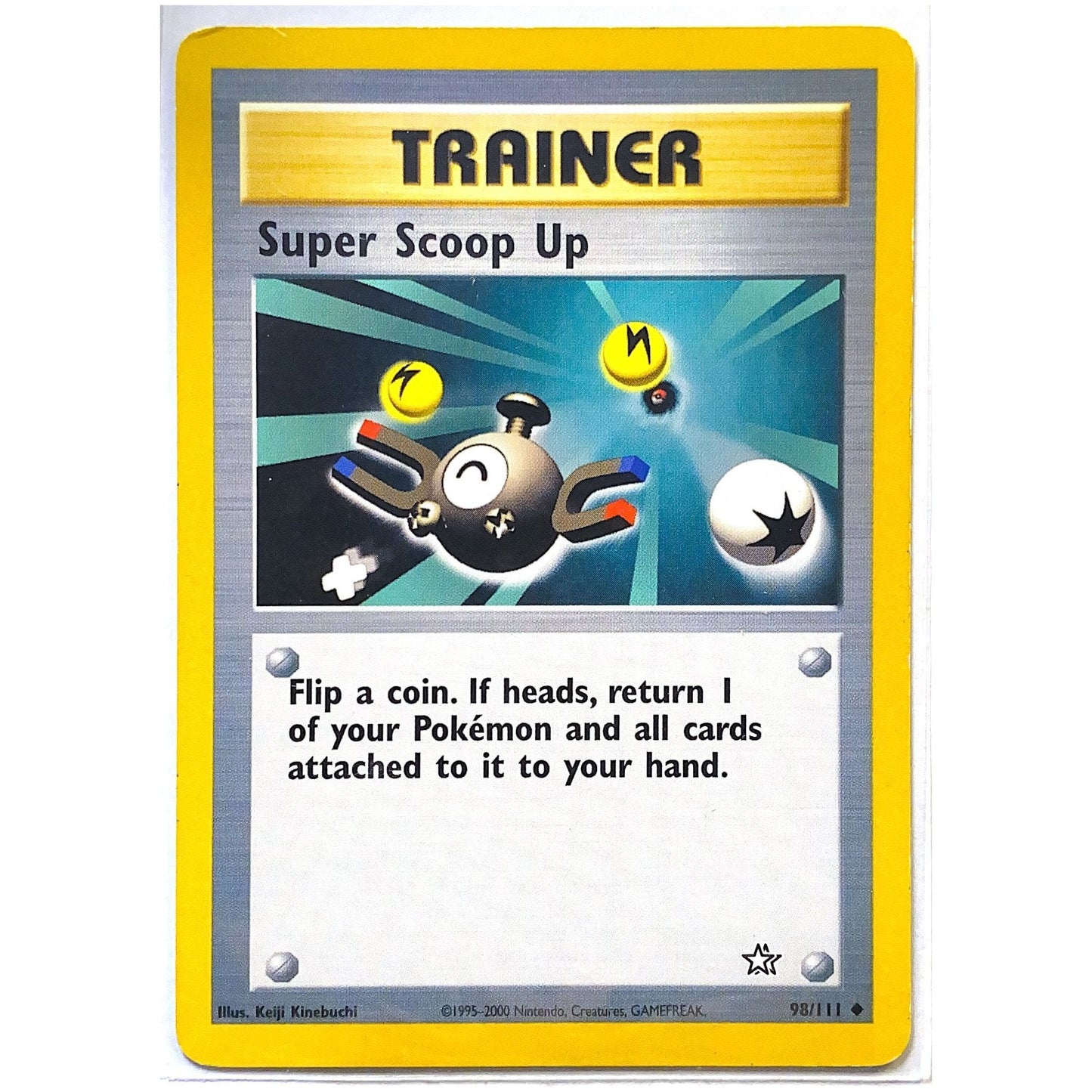  Neo Genesis Super Scoop Up Non-Holo Uncommon Trainer 98/111  Local Legends Cards & Collectibles