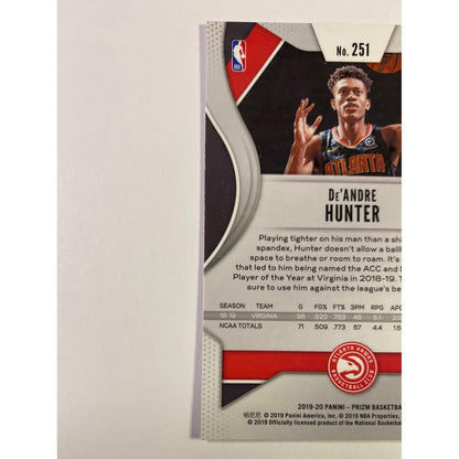 2019-20 Panini Prizm De’Andre Hunter RC