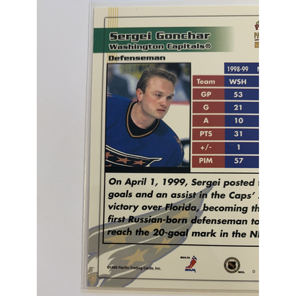  2000 Paramount Sergei Gonchar Holo Silver /99  Local Legends Cards & Collectibles