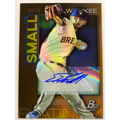 2020 Bowman Platinum Ethan Small Bronze Foil Auto /25