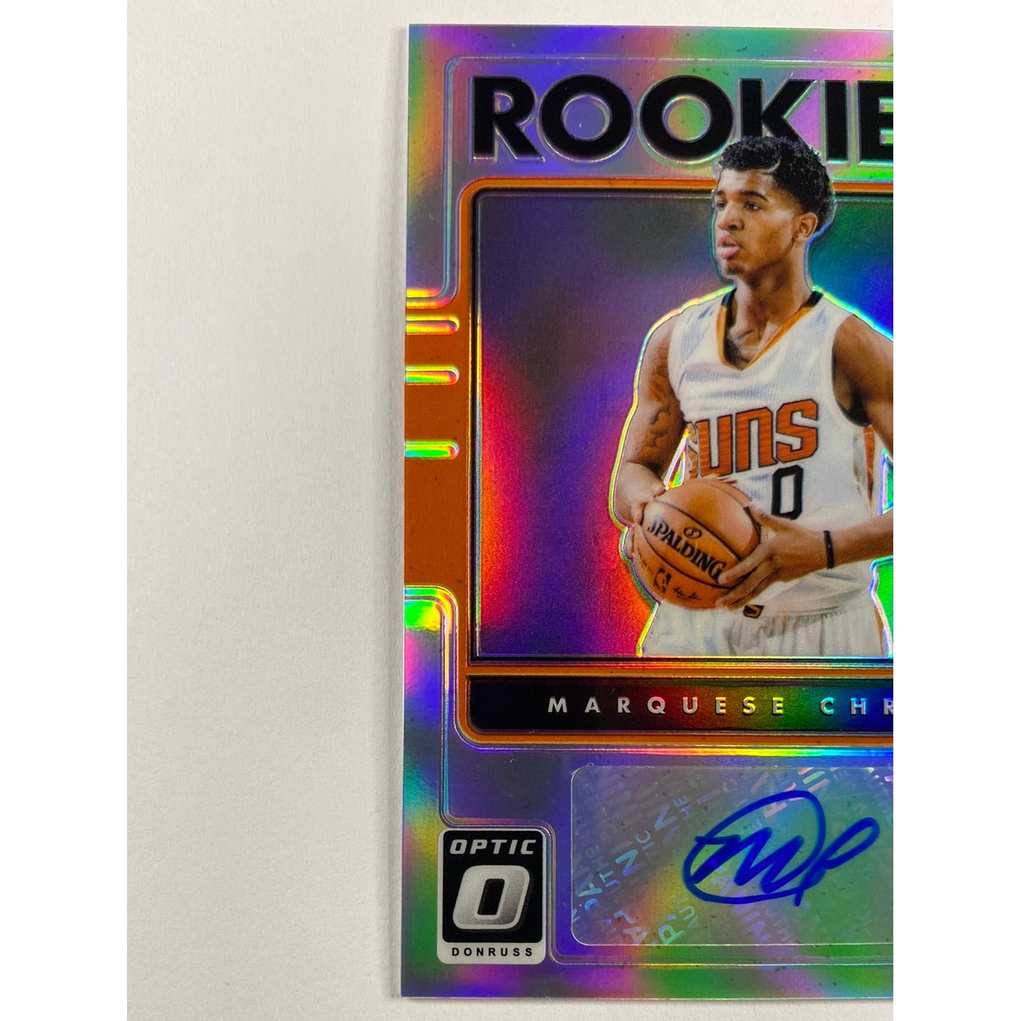 2016-17 Donruss Optic Marquese Chriss RC Auto Silver Holo Prizm