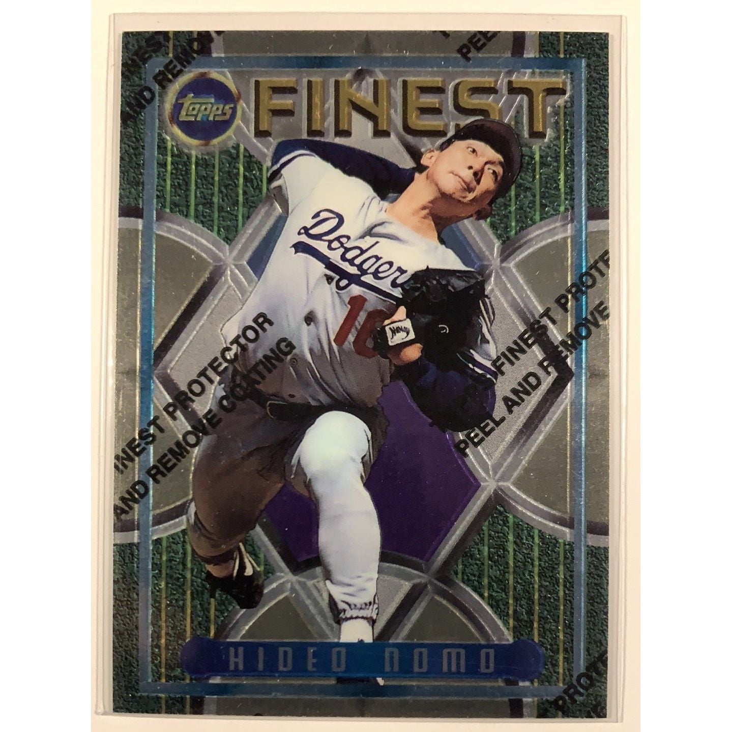  1995 Topps Finest Hideo Nomo RC Unpeeled  Local Legends Cards & Collectibles