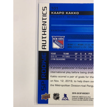  2019-20 SP Kappo Kakko Rookie Authentics  Local Legends Cards & Collectibles