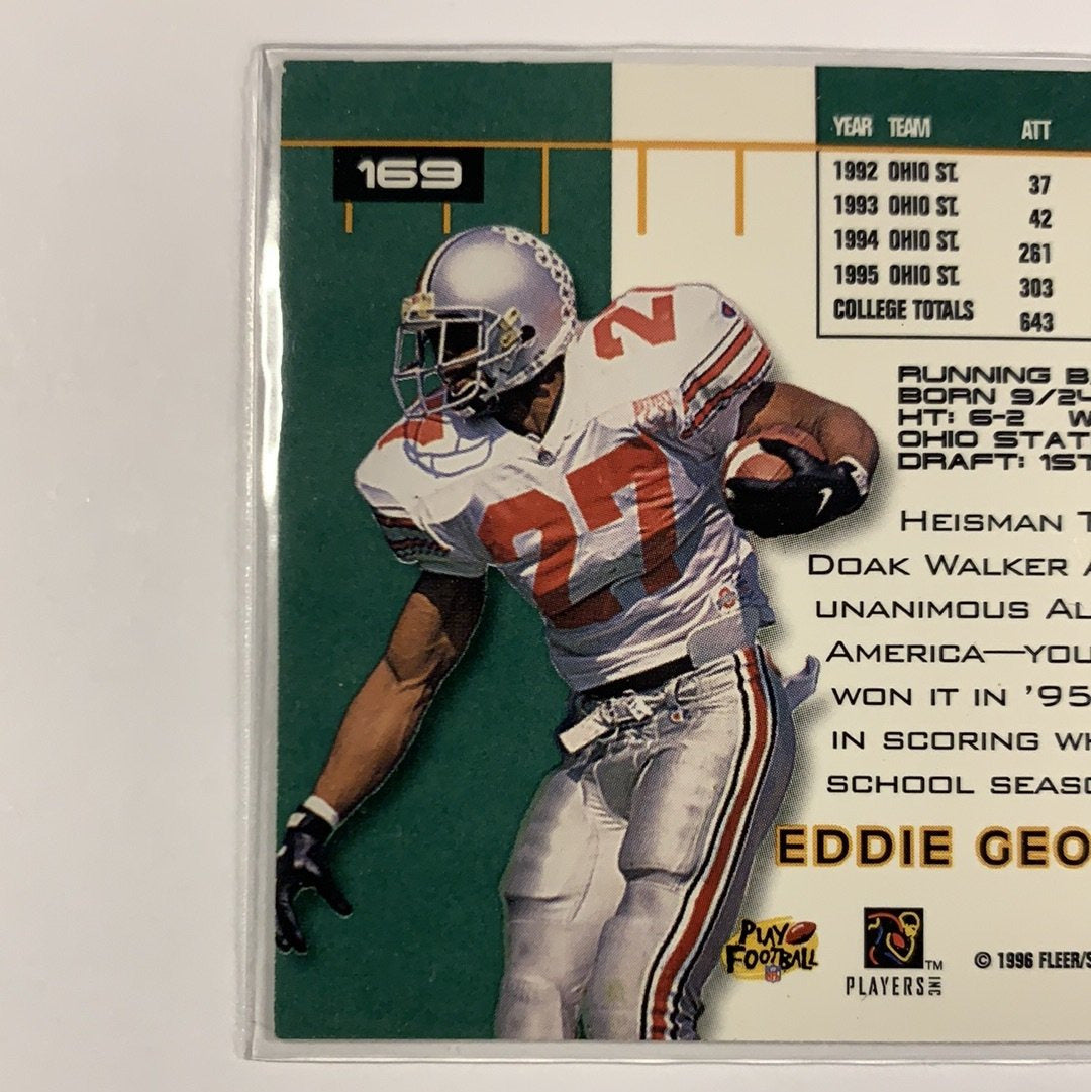  1996 Fleer Eddie George Rookies  Local Legends Cards & Collectibles