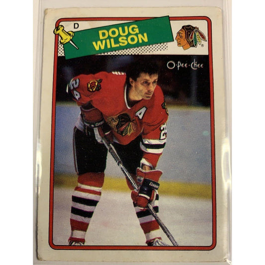  1988-89 O-Pee-Chee Doug Wilson Base #89  Local Legends Cards & Collectibles