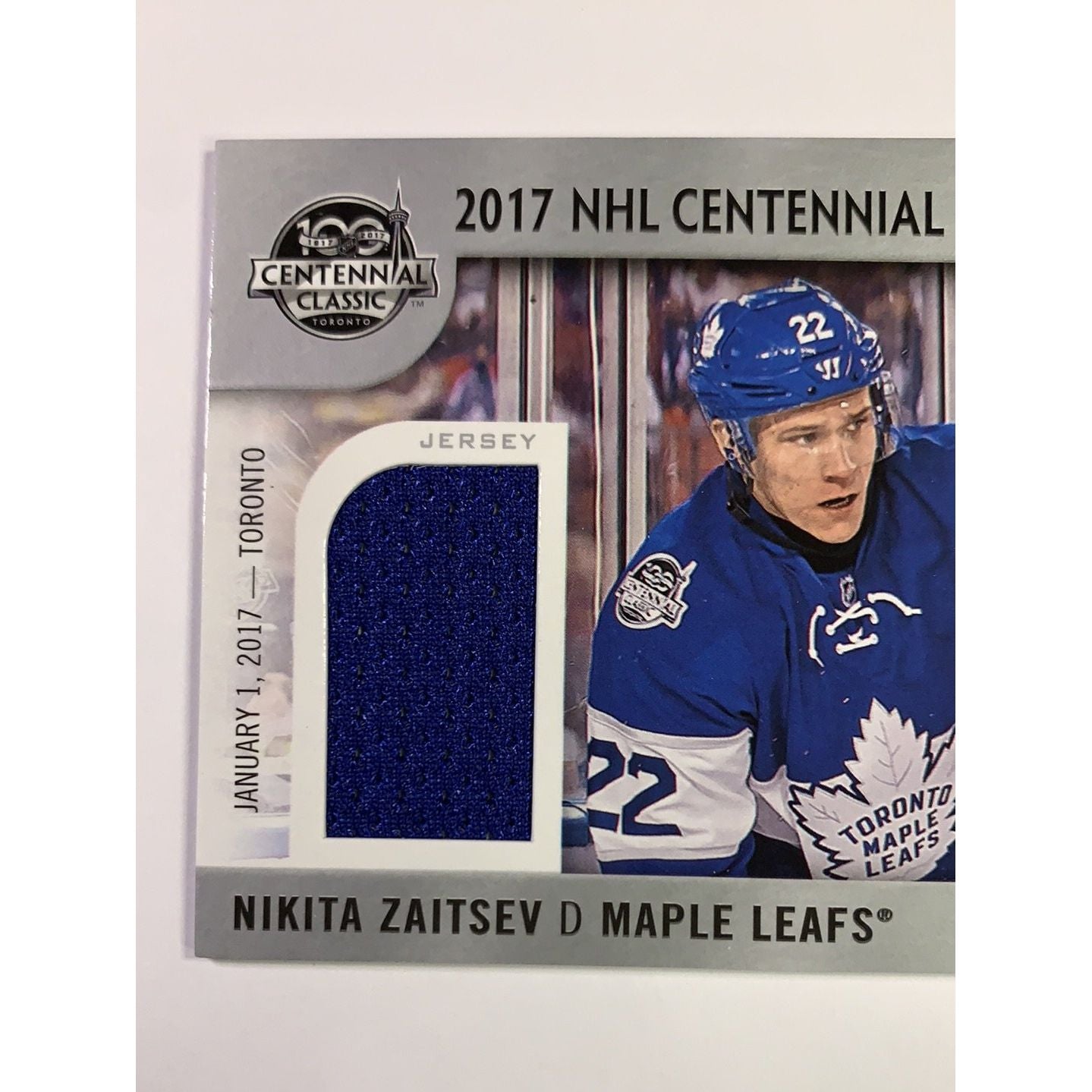  2017-18 SP Game Used Nikita Zaitsev Centennial Classic Fabrics  Local Legends Cards & Collectibles