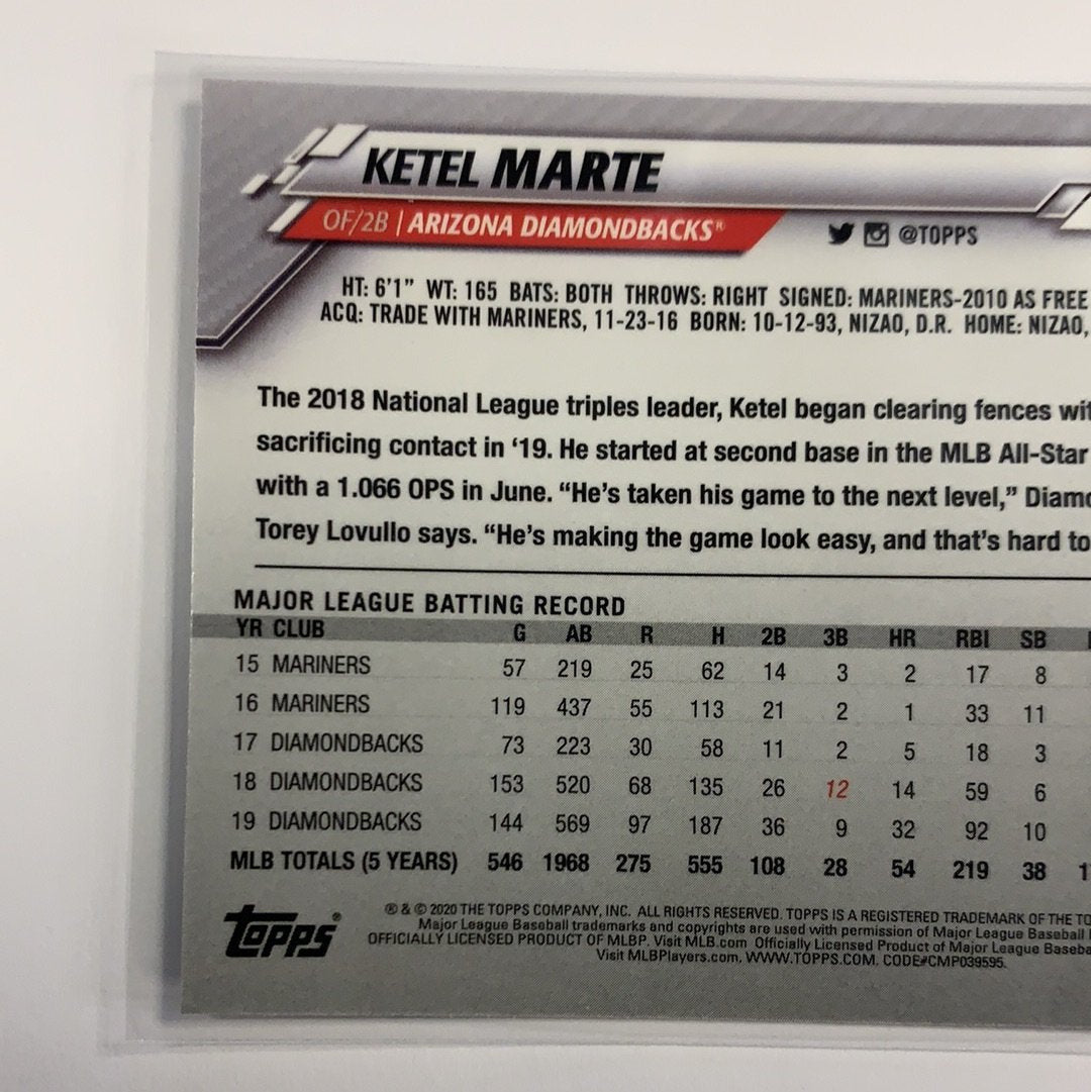  2020 Topps Chrome Ketel Marte Base #151  Local Legends Cards & Collectibles