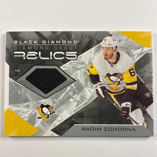 2021-22 Black Diamond Radim Zohorna Debut Relics