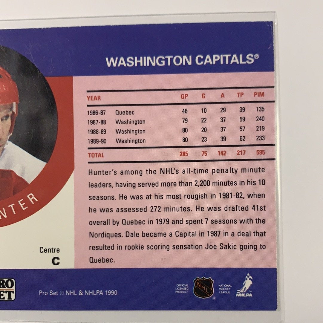  1990 Pro Set Dale Hunter In Person Auto  Local Legends Cards & Collectibles